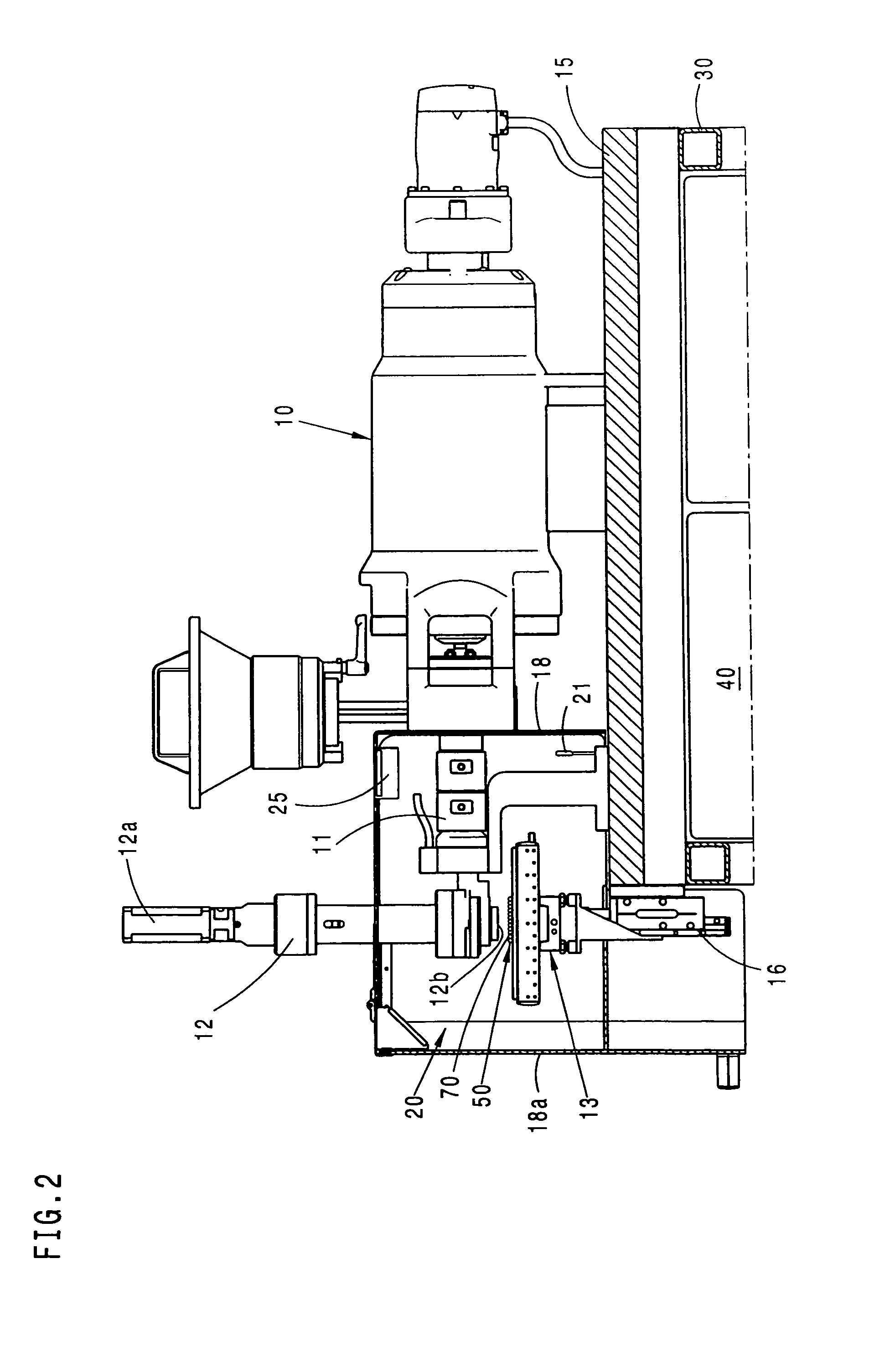 Device for the production of a three-dimensional object