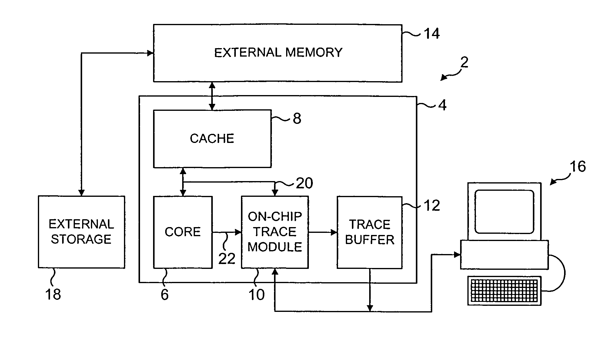 Generation of trace signals within a data processing apparatus