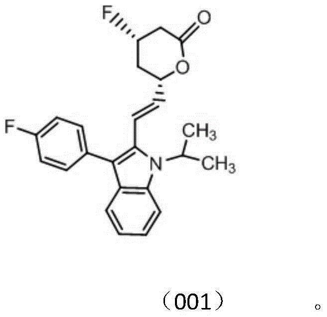 Polysubstituted indole statin fluorine-containing modifier and use thereof