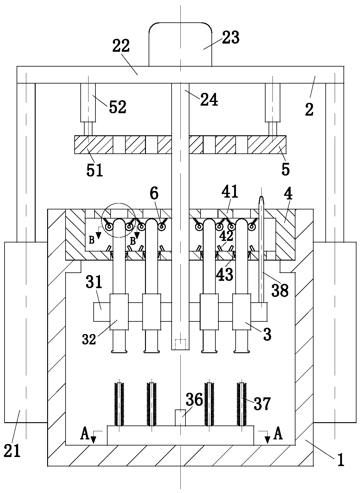 A kind of method for cleaning test tube with mouthpiece based on corrosive cleaning solution