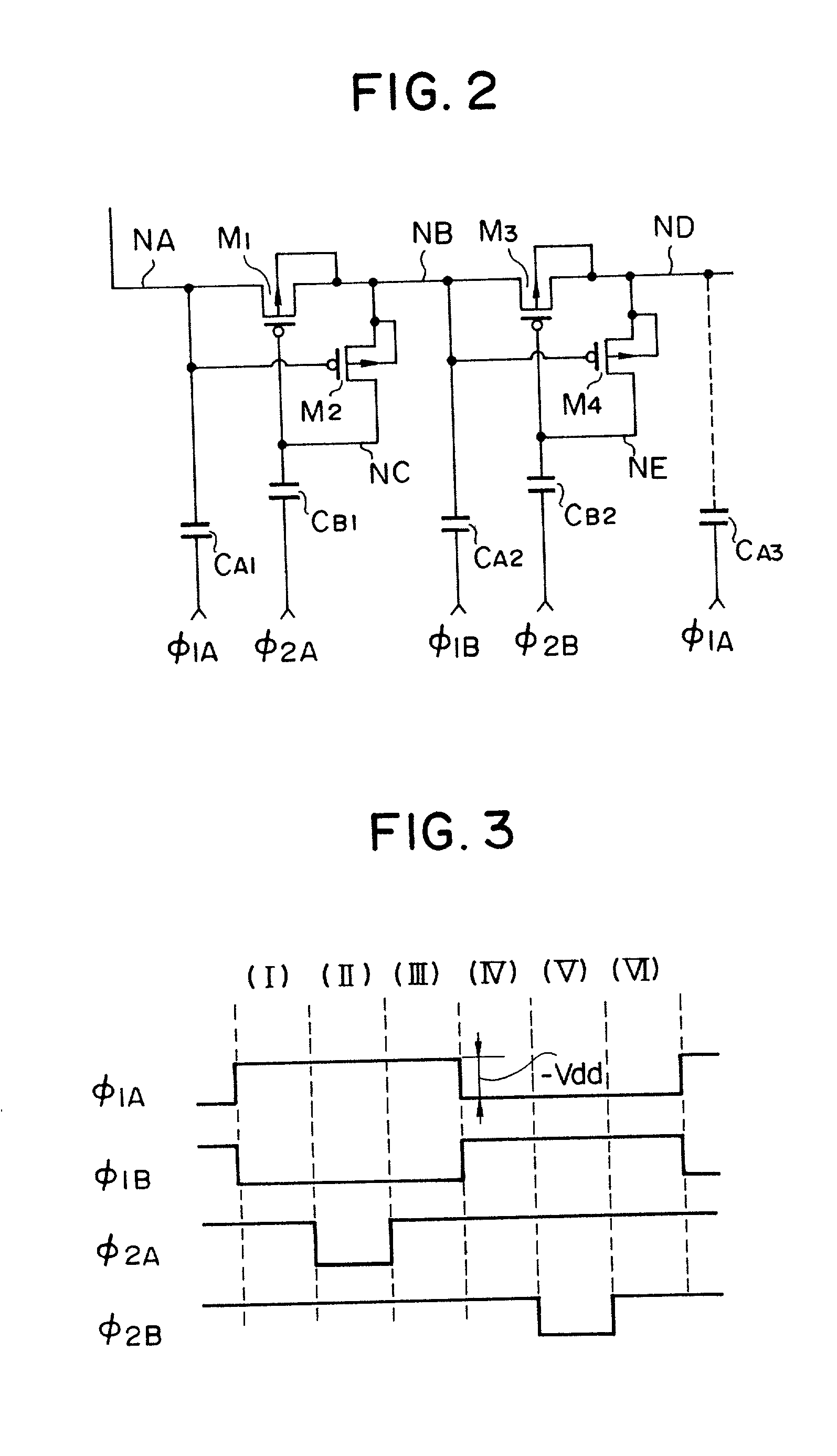 Semiconductor booster circuit having cascaded MOS transistors