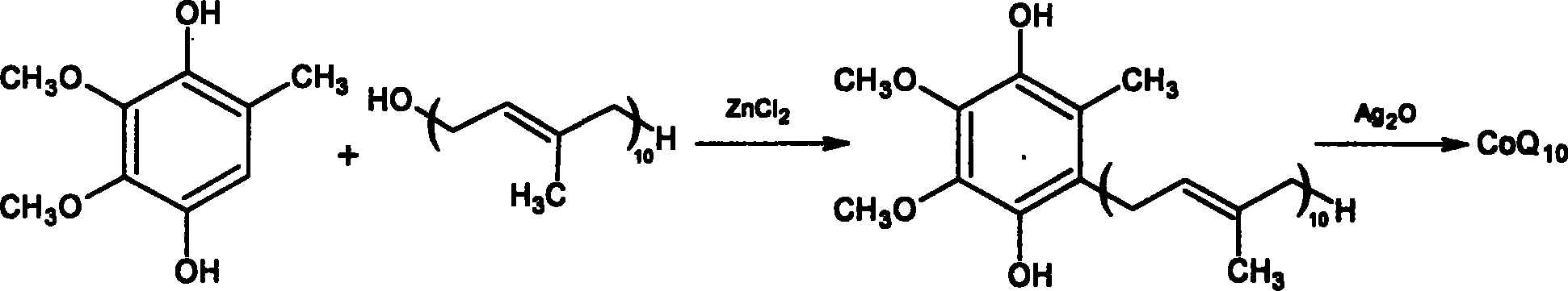 Coenzyme Q10 synthesizing process