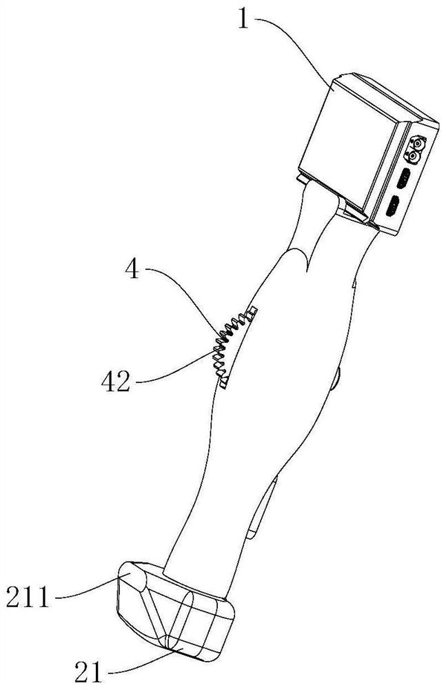 Portable B-ultrasonic instrument