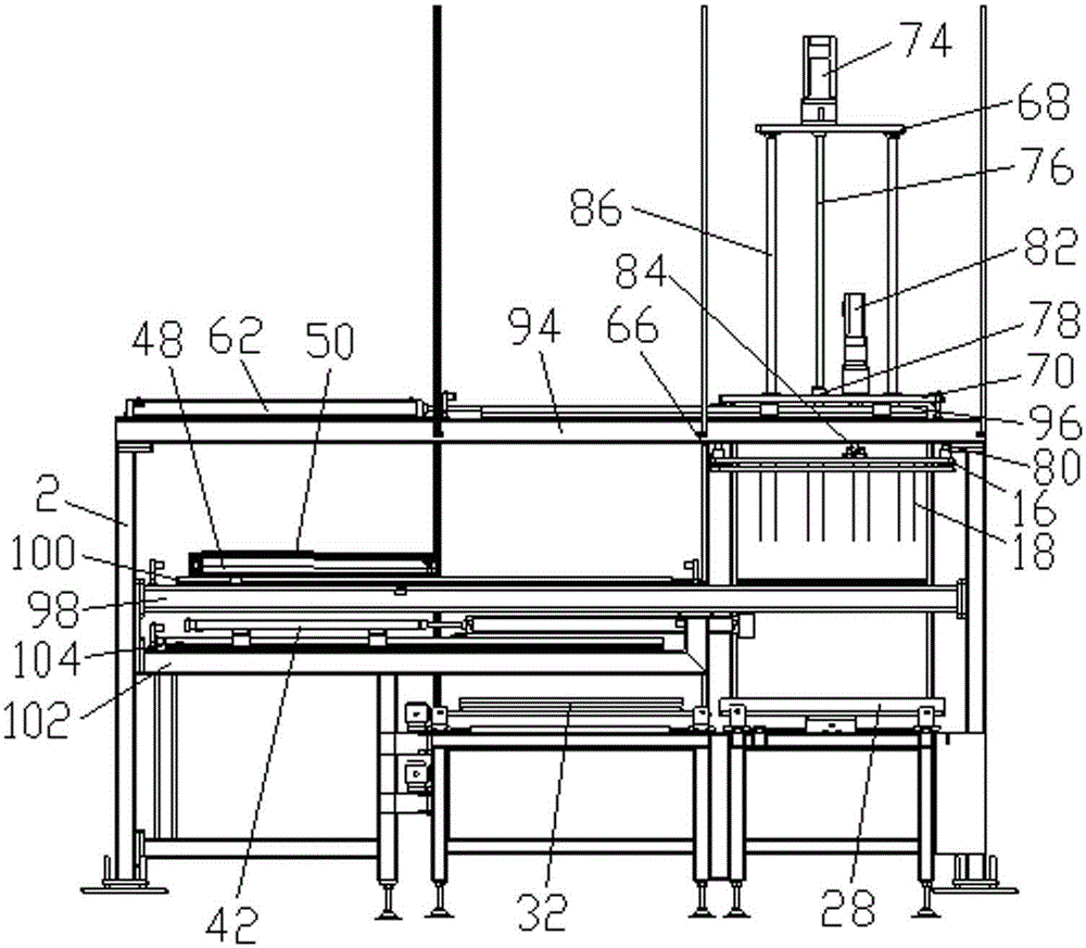 Foam sticking machine and processing technology adopting same