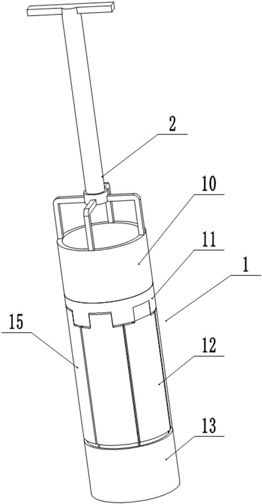 Outward turning piece type soil sampling device