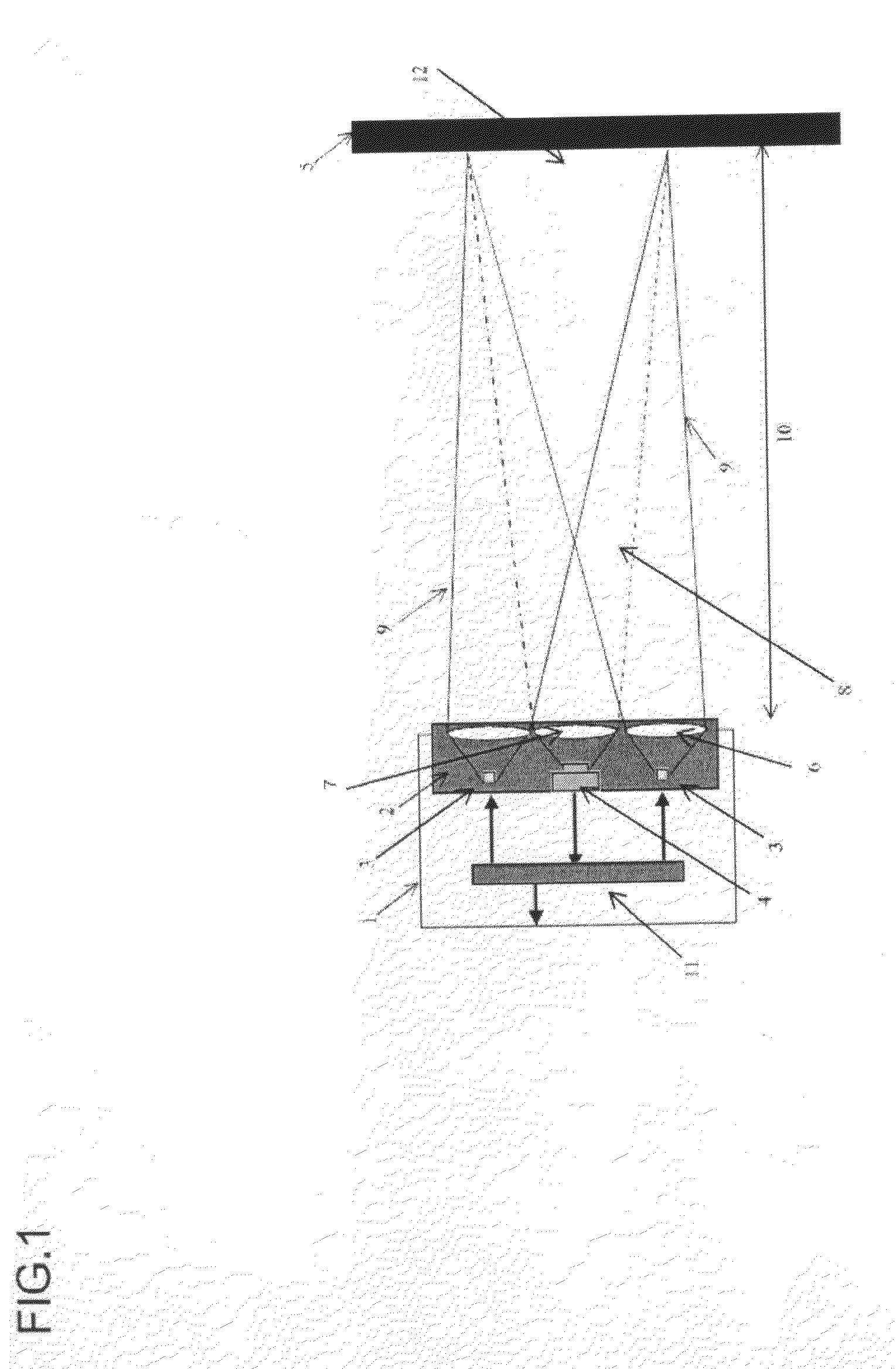 Optical device for motor vehicles, for detecting the condition of the road surface