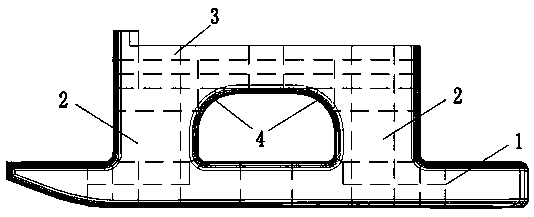 Connection structure between column and deck box of semi-submersible type offshore engineering platform