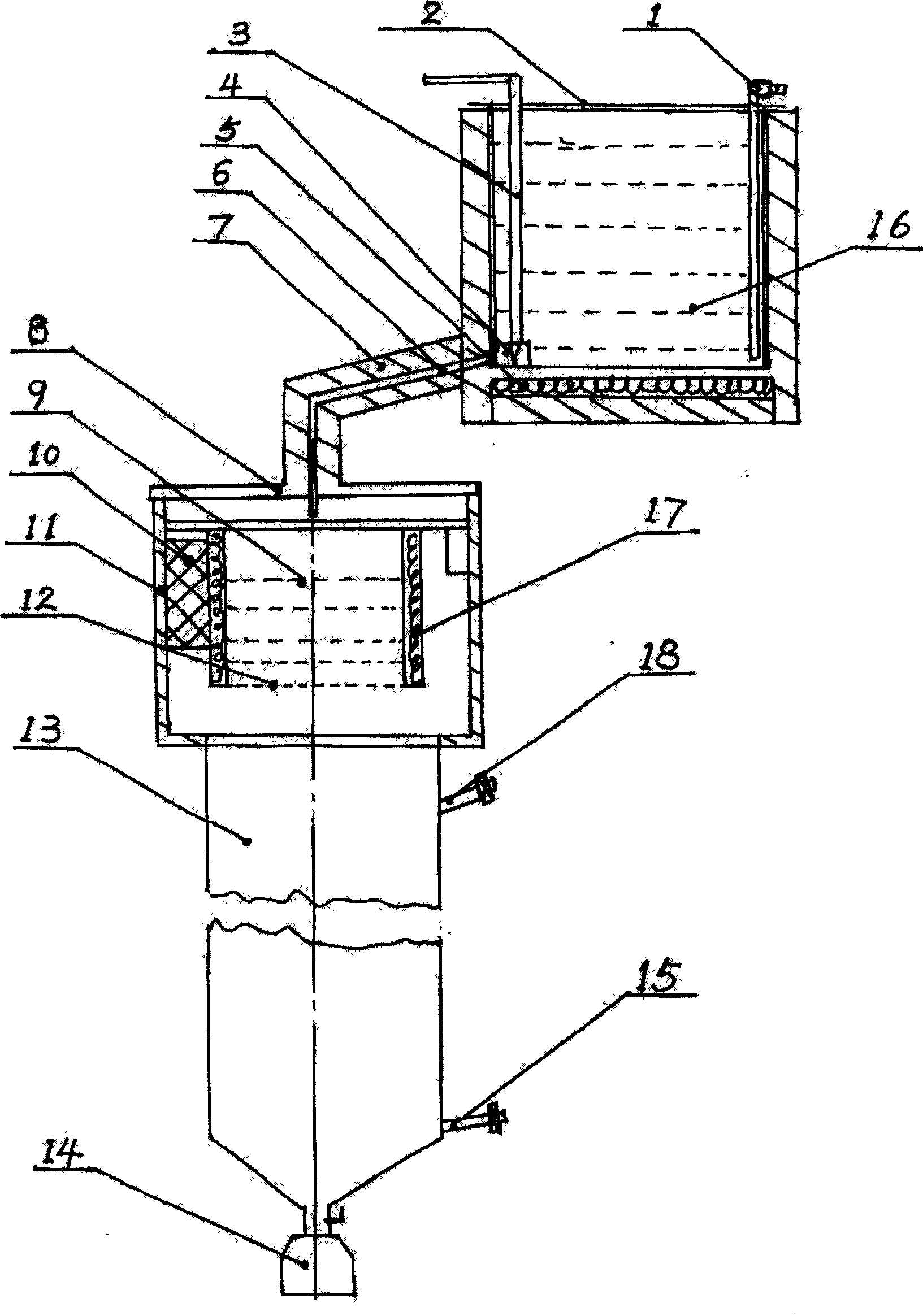 One-step molding technology and device for spherical soldering tin