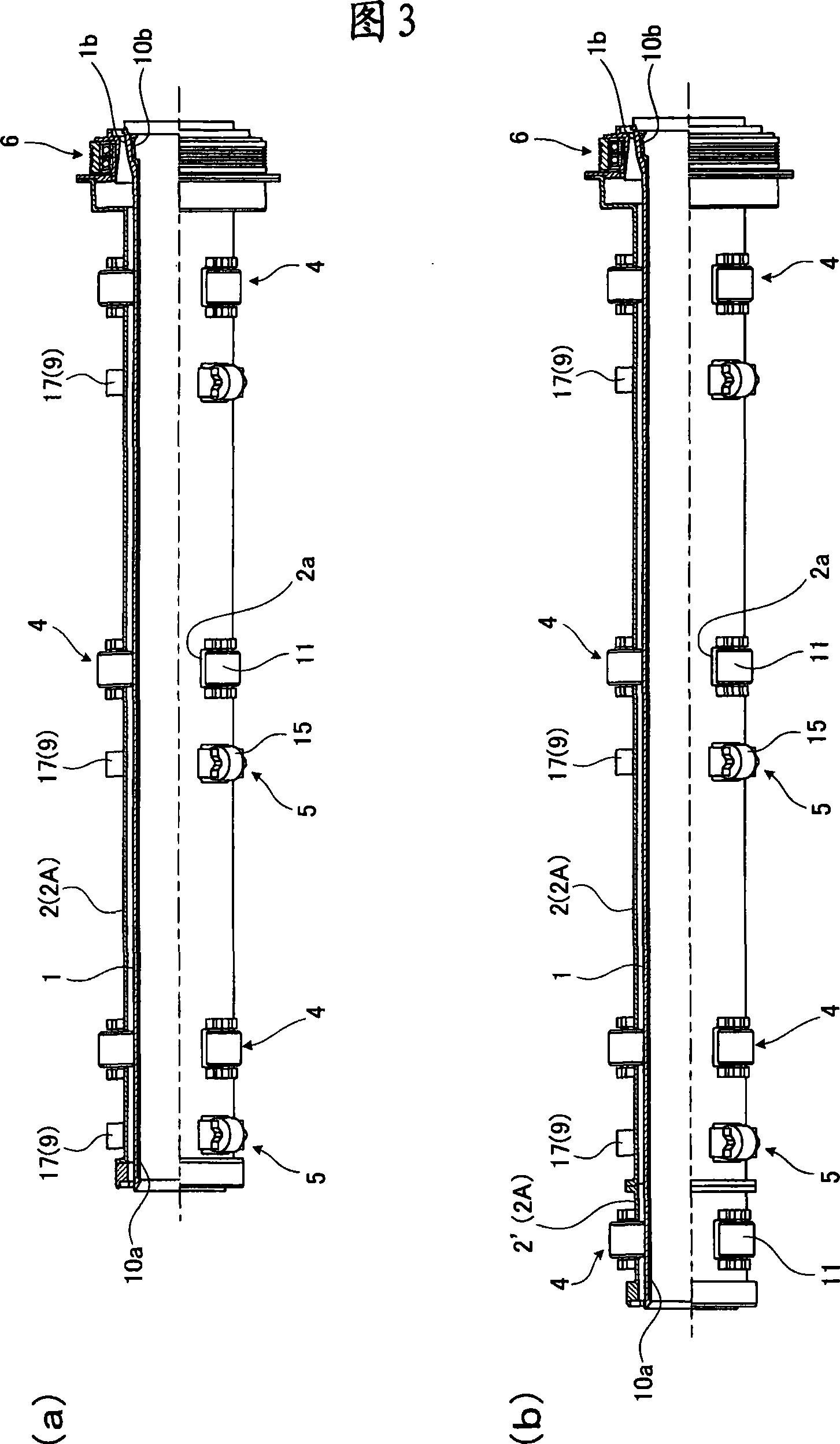 Rotary casting apparatus and metal mould replacing method