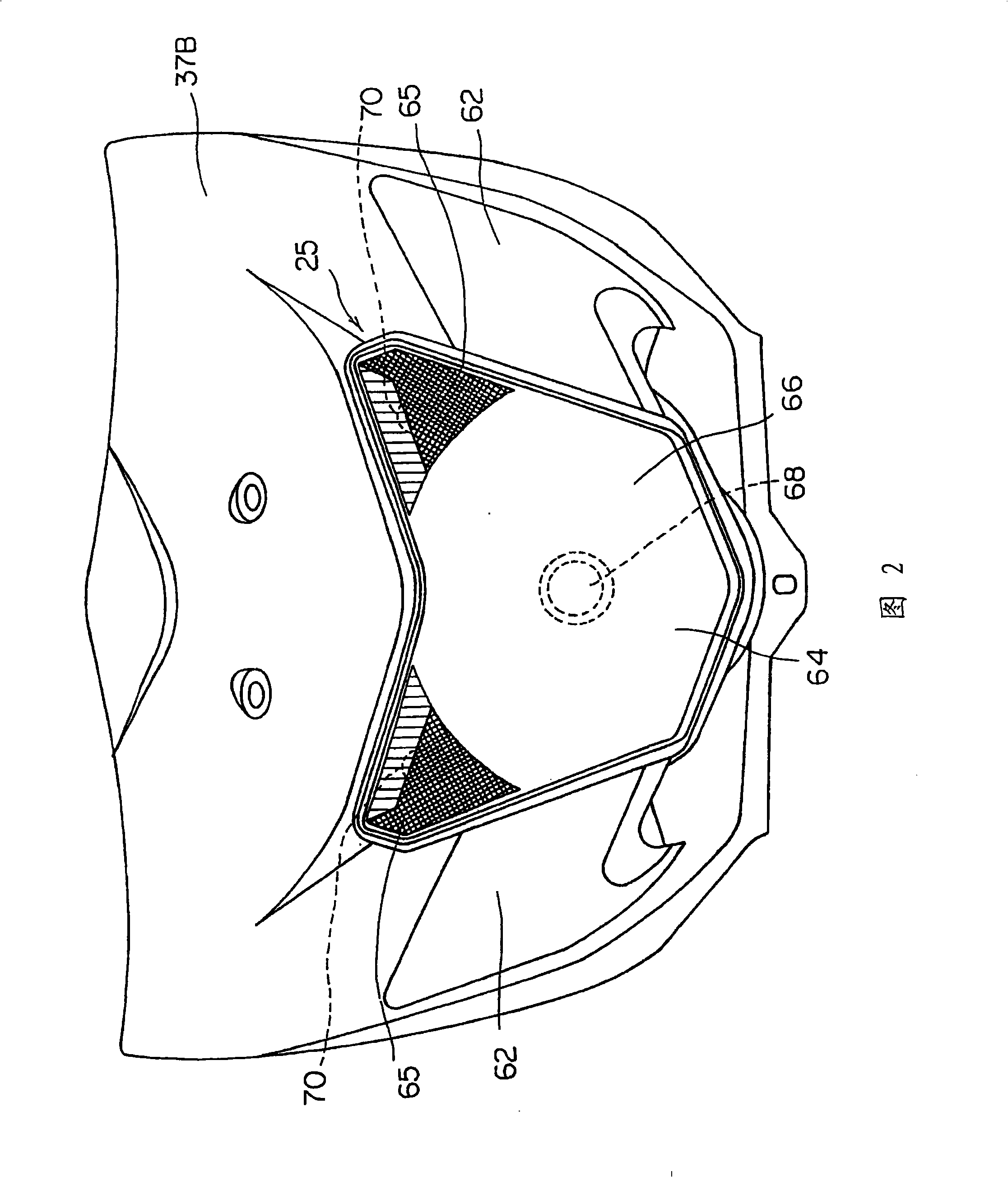 Headlight structure of vehicle