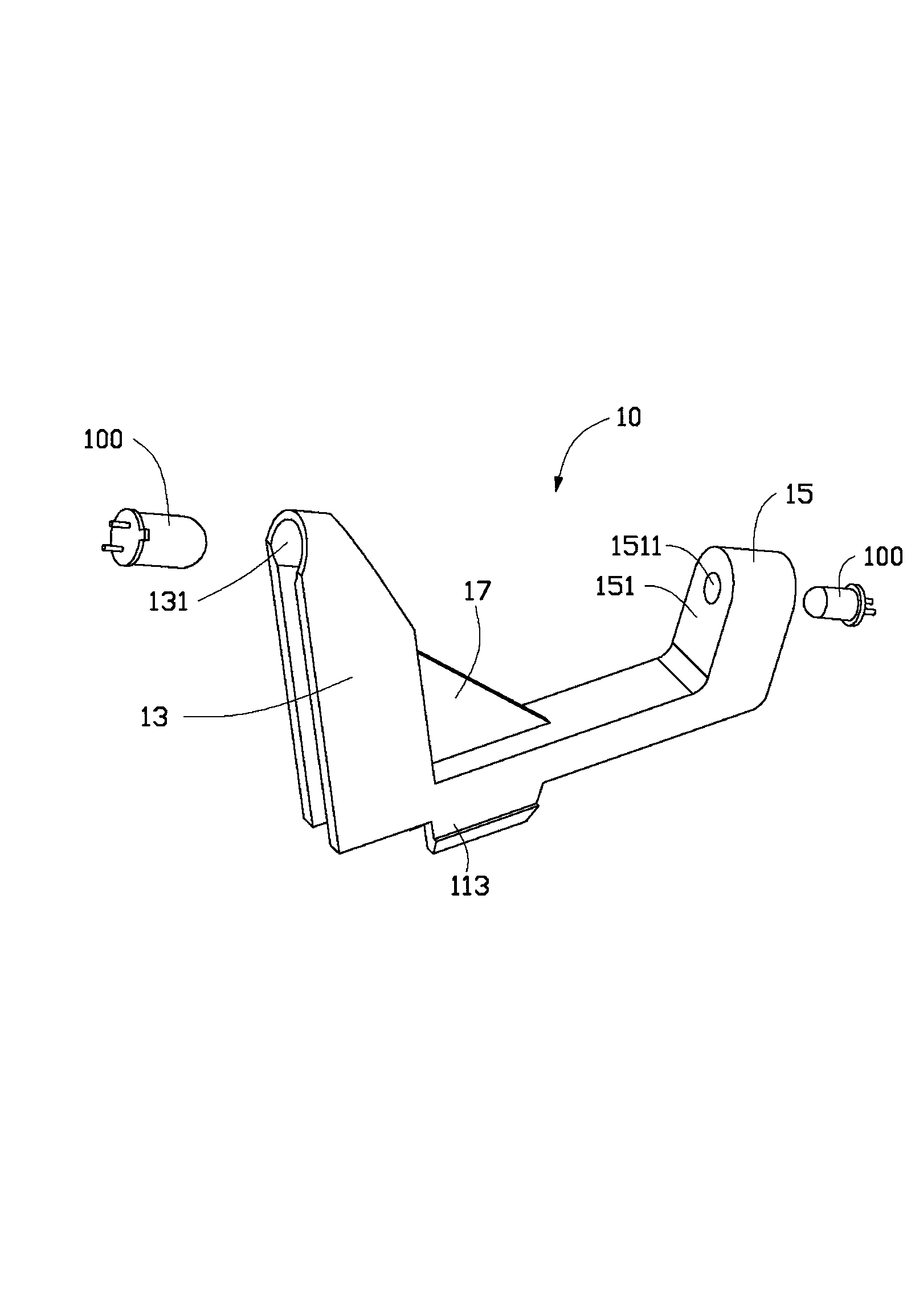 Sensor fixing device