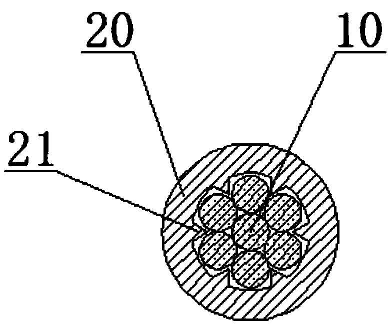 Anti-inclination building hanging basket