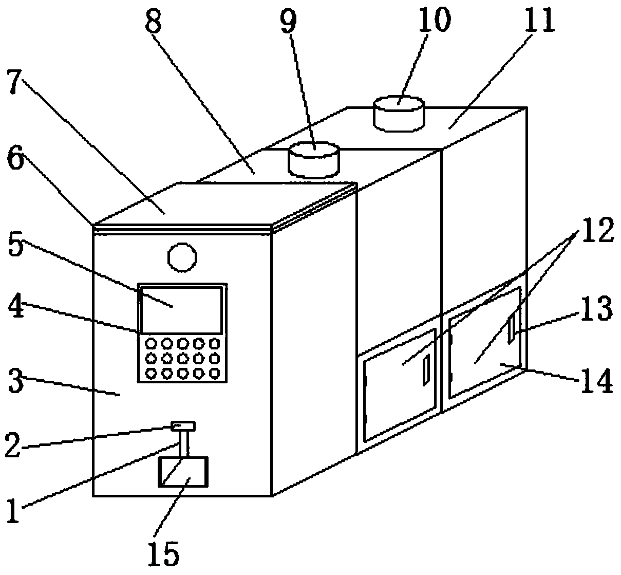 River sewage treatment device