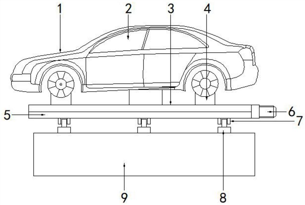 High-simulation driving simulation device based on VR technology