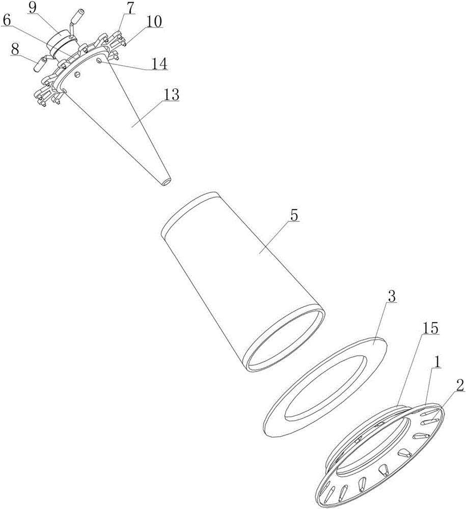 Domestic gas barbecuing device