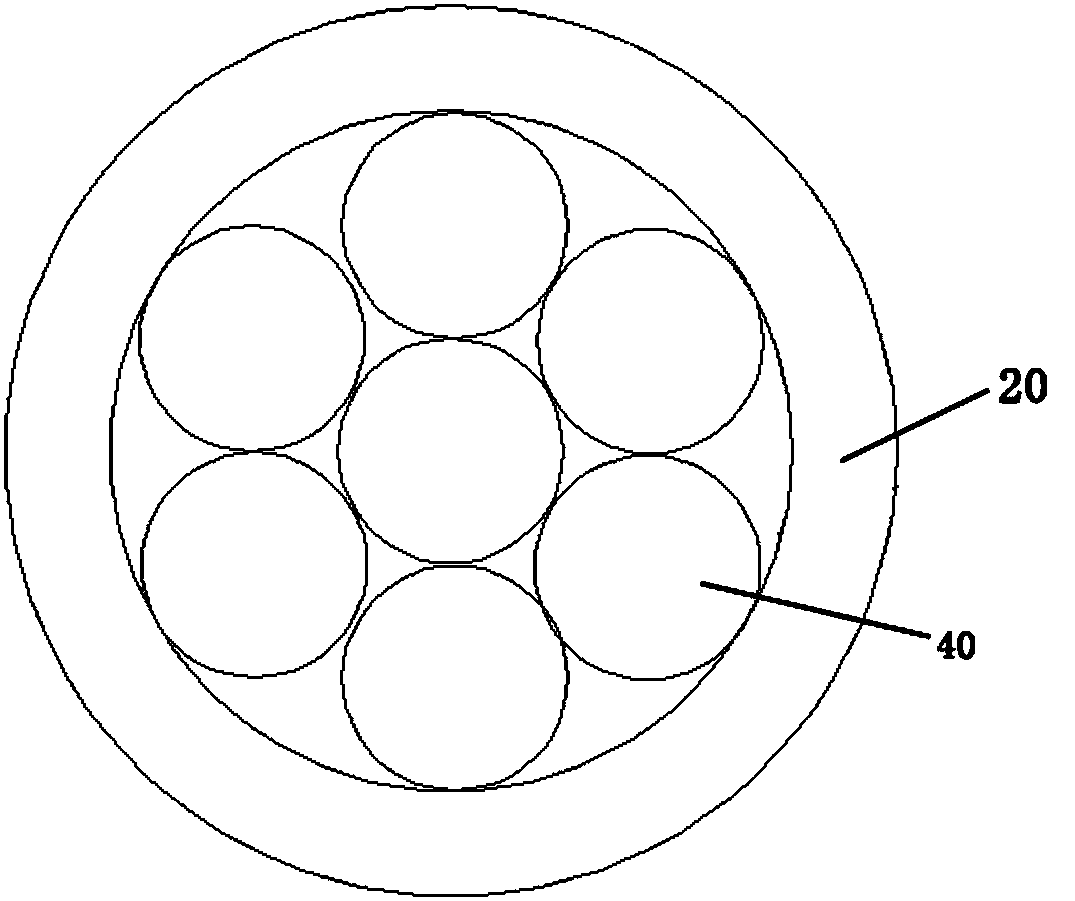 New-type wire for micro-unmanned aerial vehicle internal connection and preparation method thereof