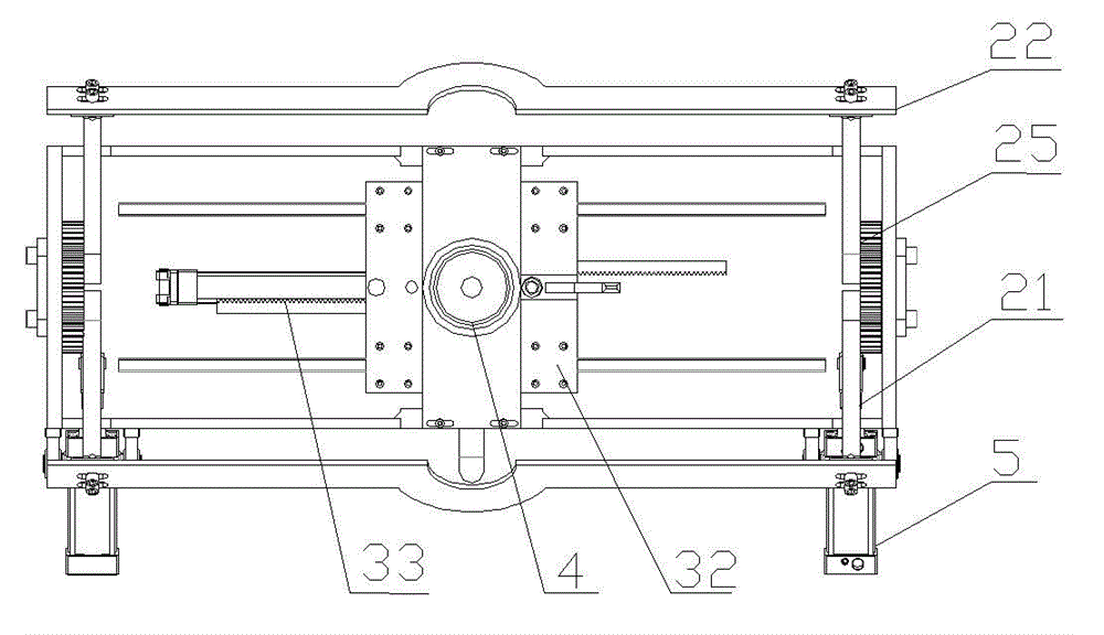 Blow molding machine turning clip