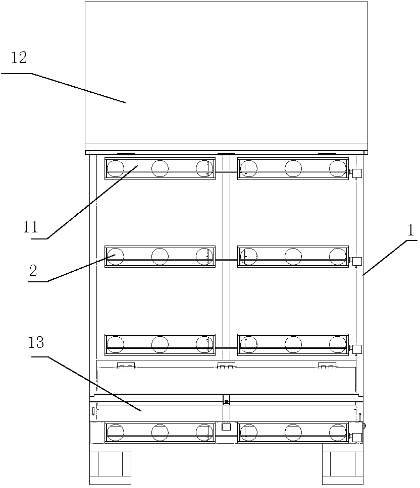 Grain drying and storing granary