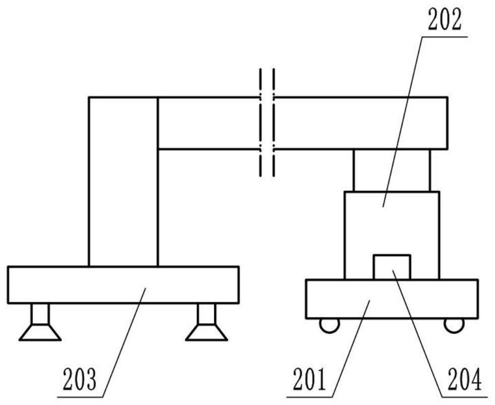 Method for laying ceramic tiles by adopting double robots and device