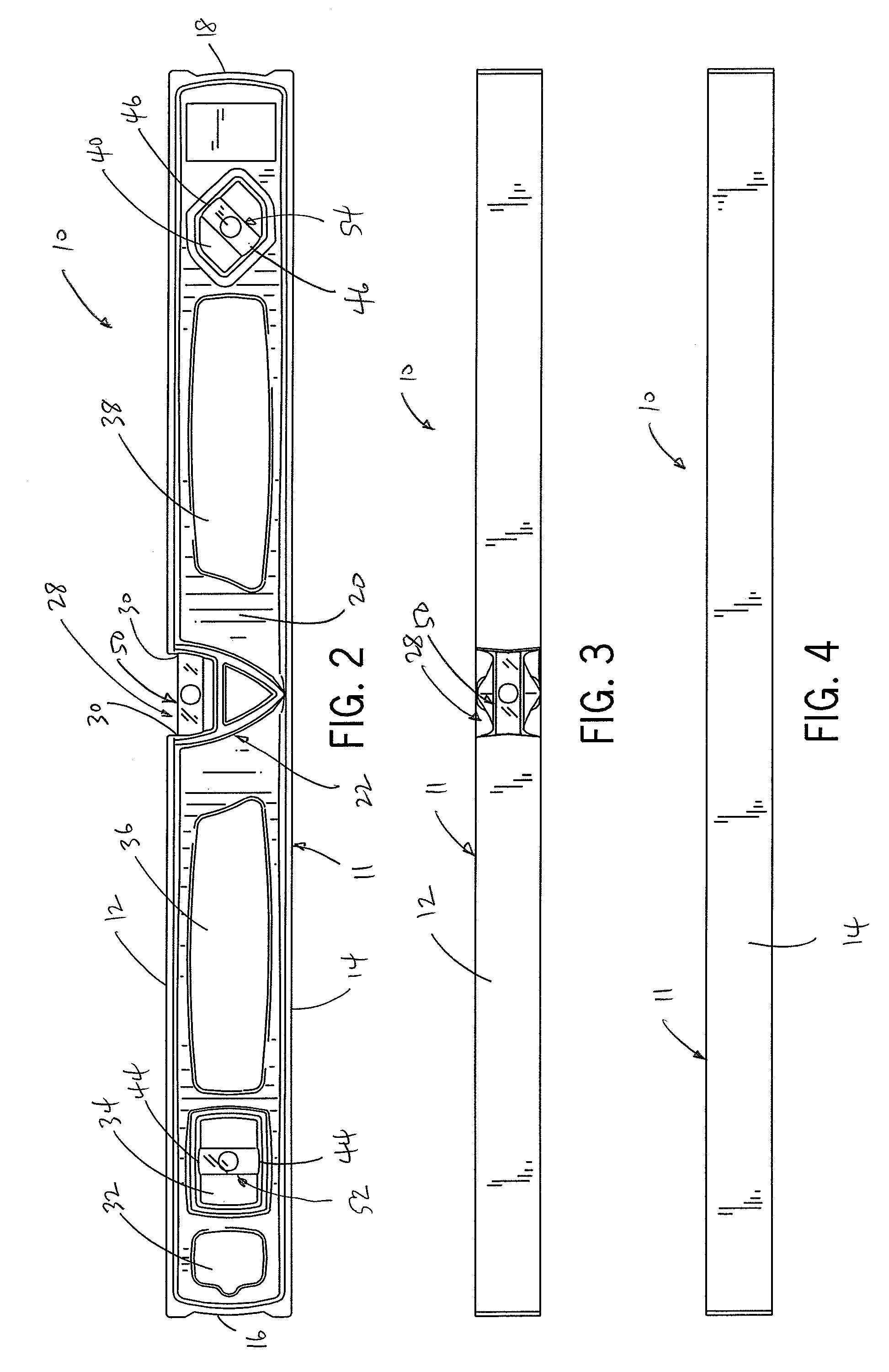 Wave configuration for the web of a level frame