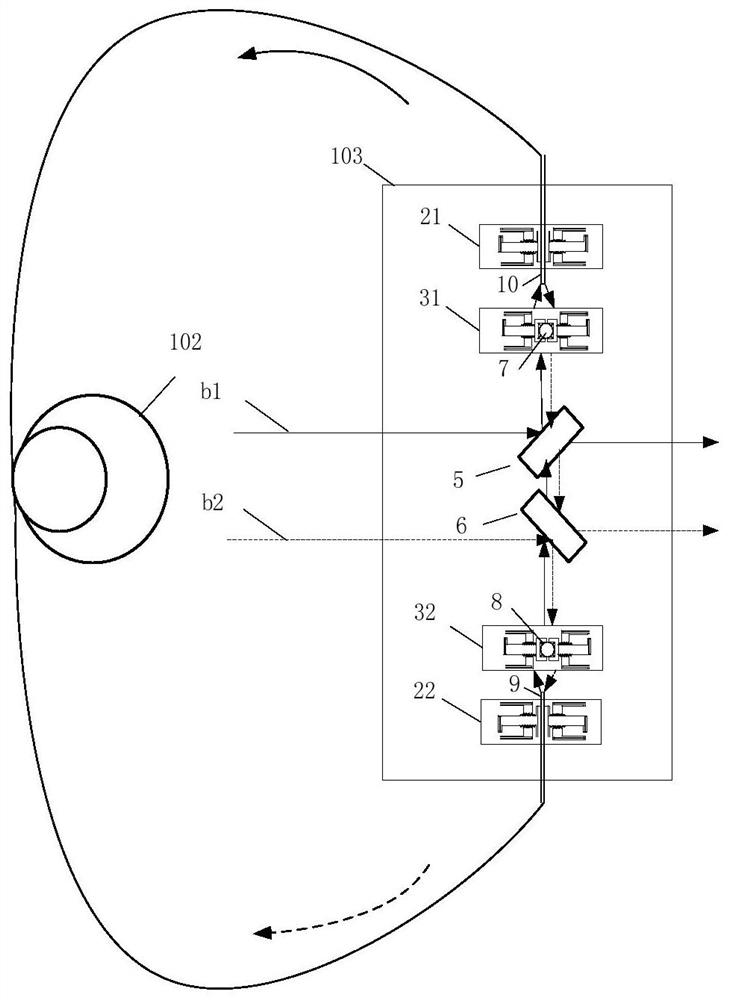 Silicon optical coupling assembly, silicon optical integrated module and integrated resonant fiber-optic gyroscope