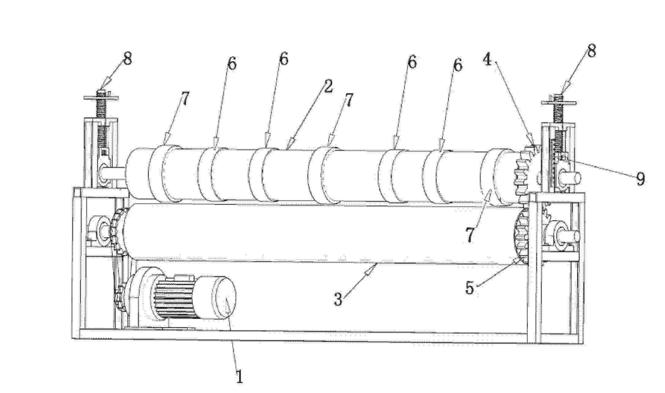 Concave-convex felt roll for special-shaped felt production