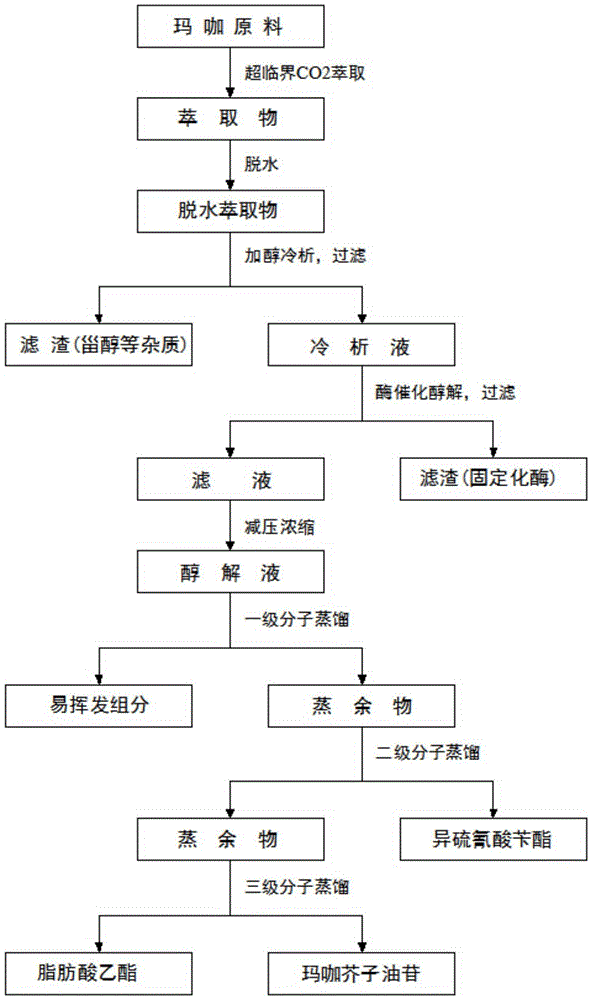 A kind of preparation method of glucosinolate and its metabolite benzyl isothiocyanate