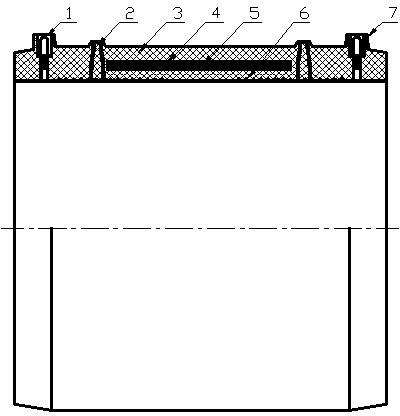 Forming technology for steel-plastic composite high-pressure-resistant type PE electric melting pipe fitting of secondary injection moulding forming