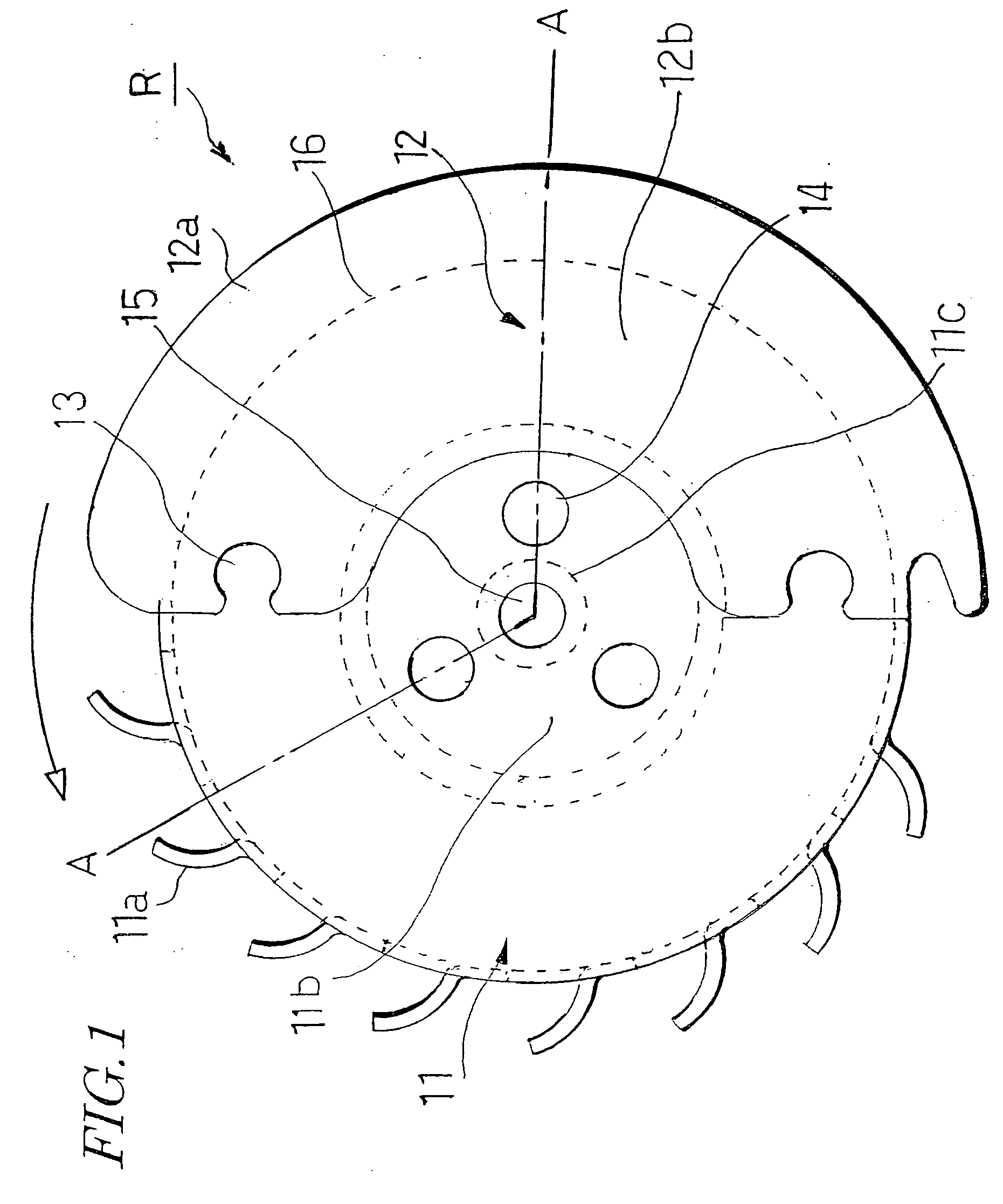 Flat eccentric rotor equipped with a fan and flat vibration motor equipped with a fan comprising same rotor