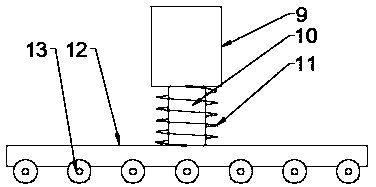 Punching device for paper processing based on rolling wheel pre-pressing technology