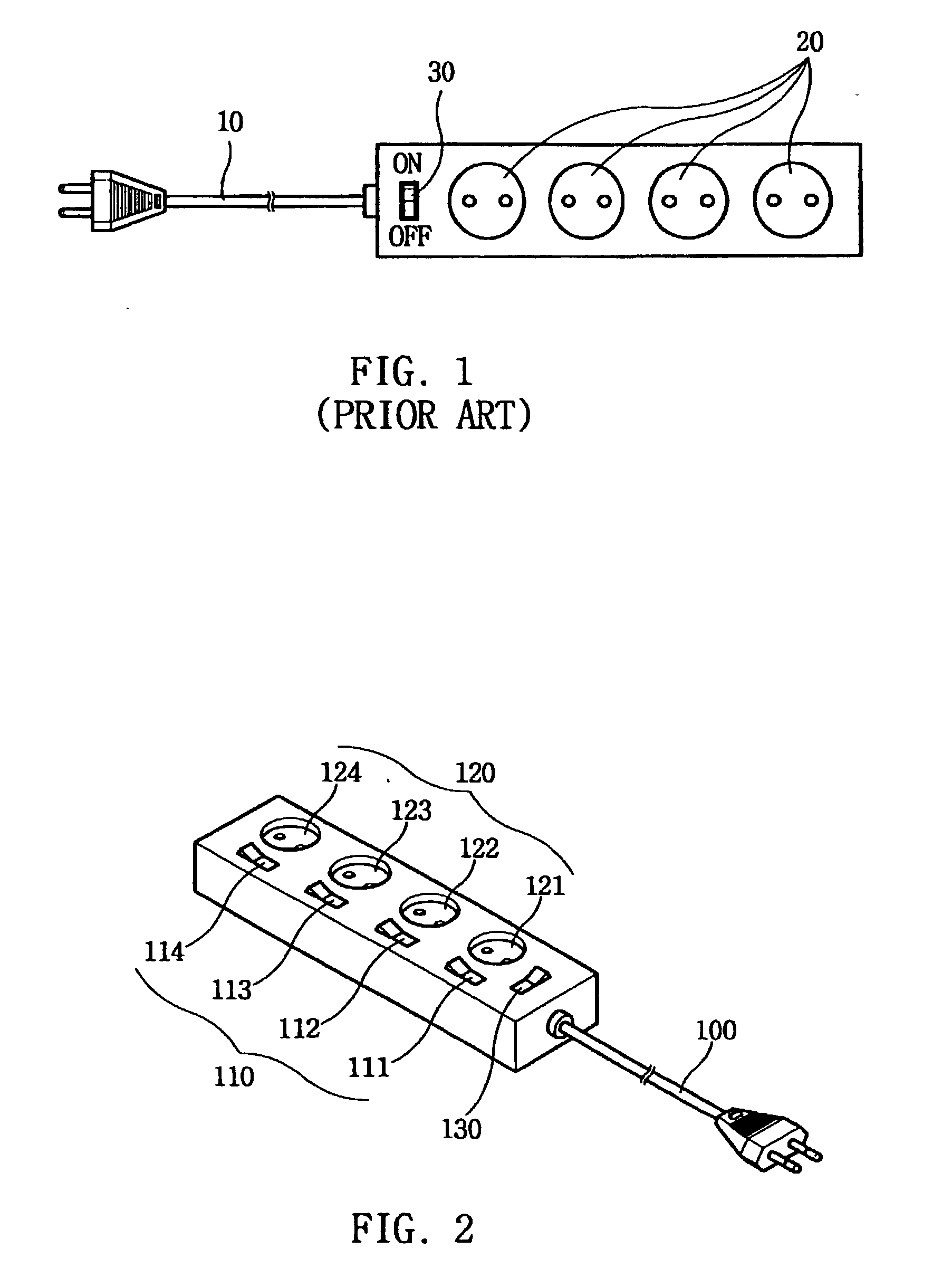 Electric outlet with rotatable receptacles