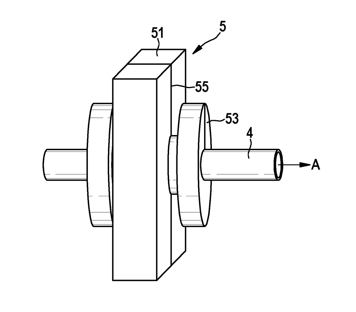 Line leadthrough for the leadthrough of lines through a component