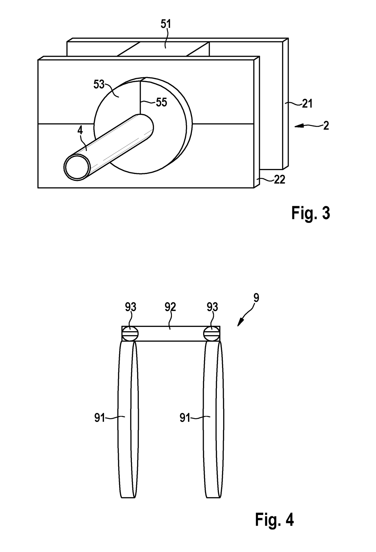 Line leadthrough for the leadthrough of lines through a component