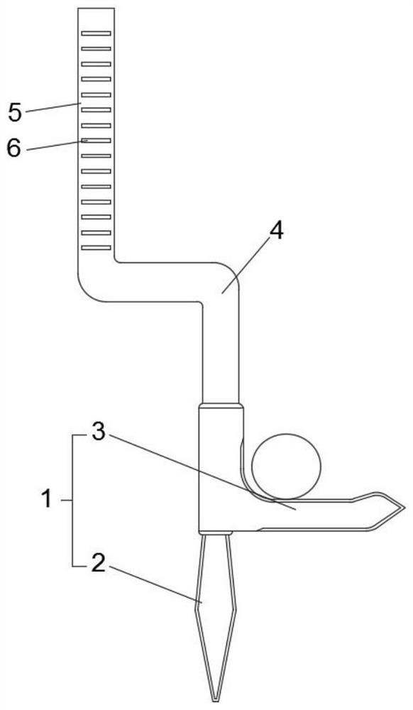 Dagger-shaped bush-hook for minimally invasive spine surgery under microscope