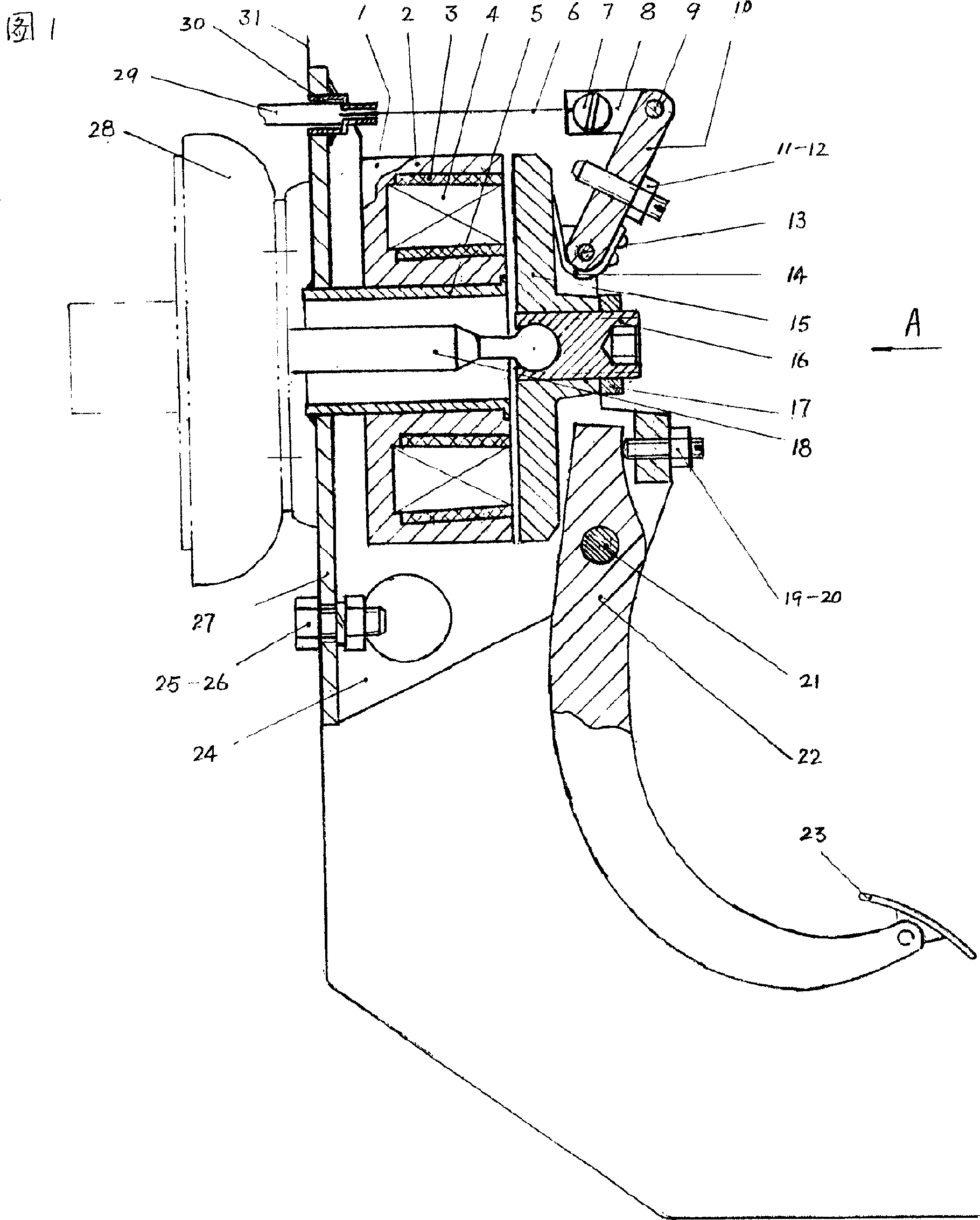 Braking-accelerating composite pedal board for car