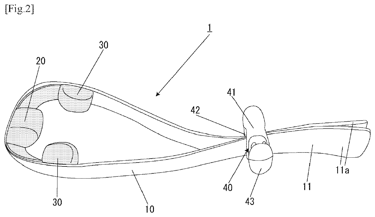 Instrument for preventing male urinary incontinence and cover