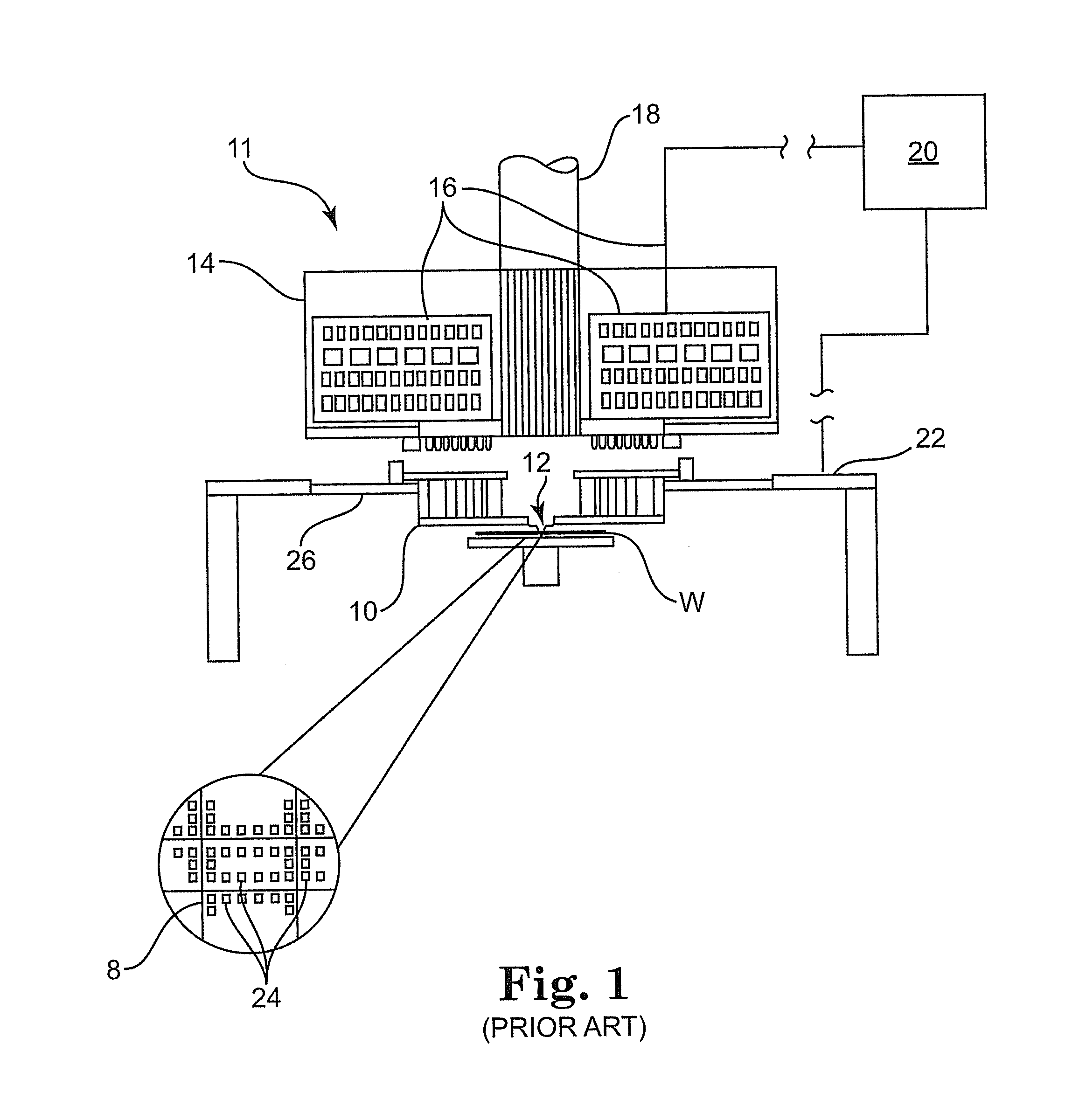 Wafer probe test and inspection system