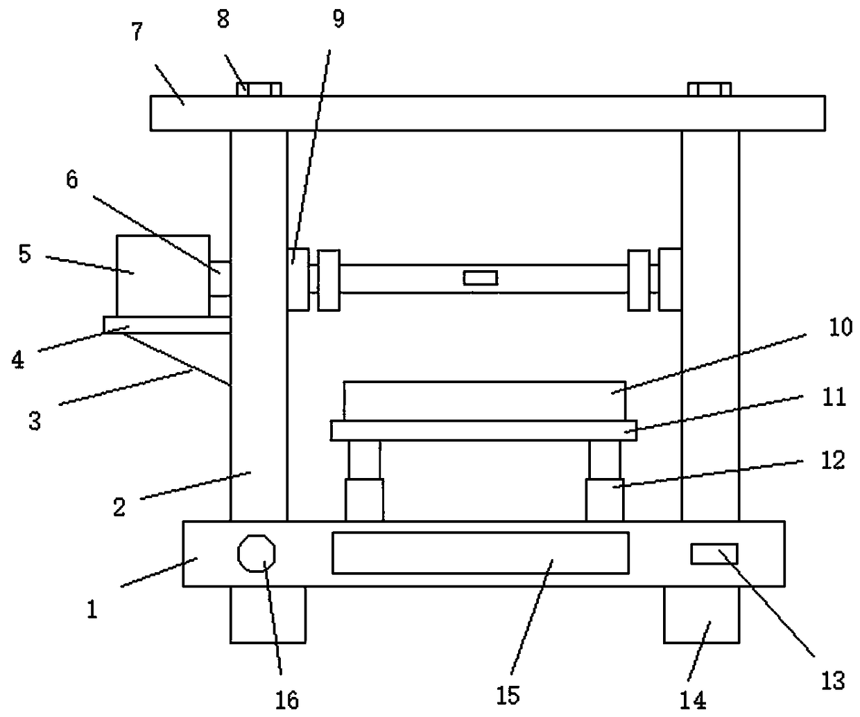 Novel tape winding device for tape machine