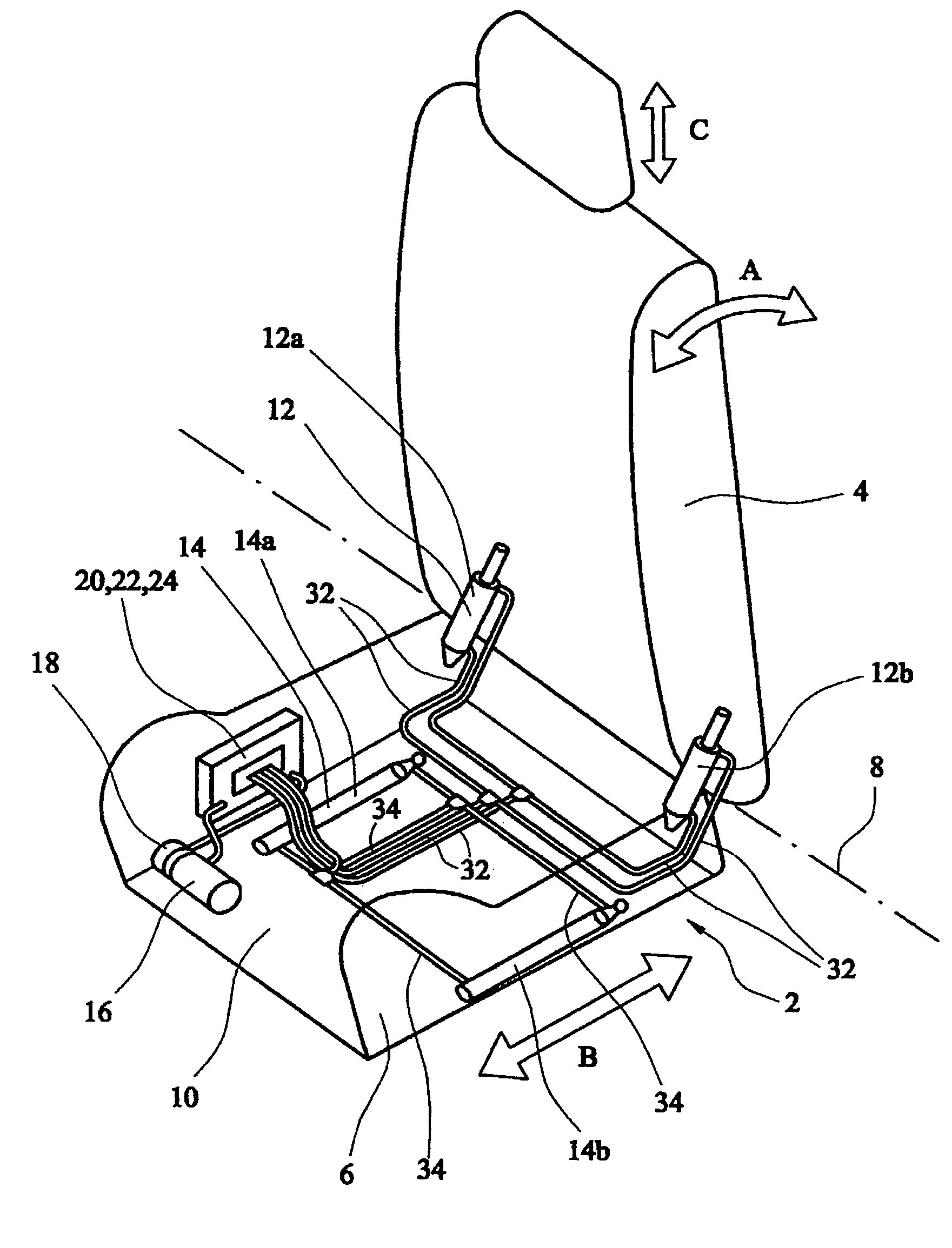 Hydraulic vehicle seat adjustment system