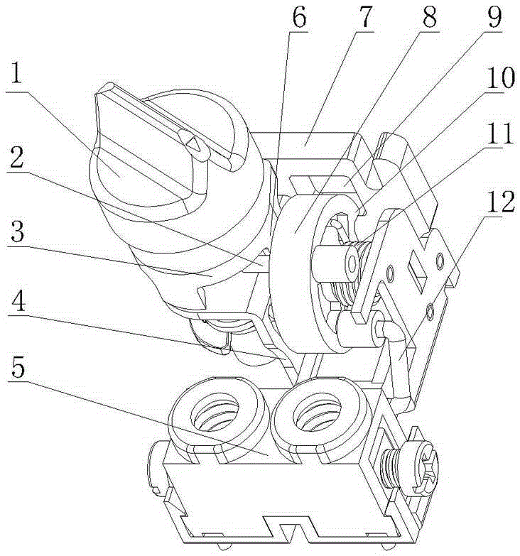 Mechanical release mechanism for leakage protection socket