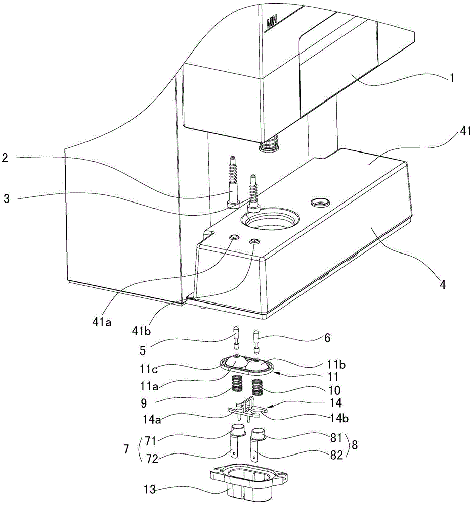 Water level detection device and Turkish coffee machine with same