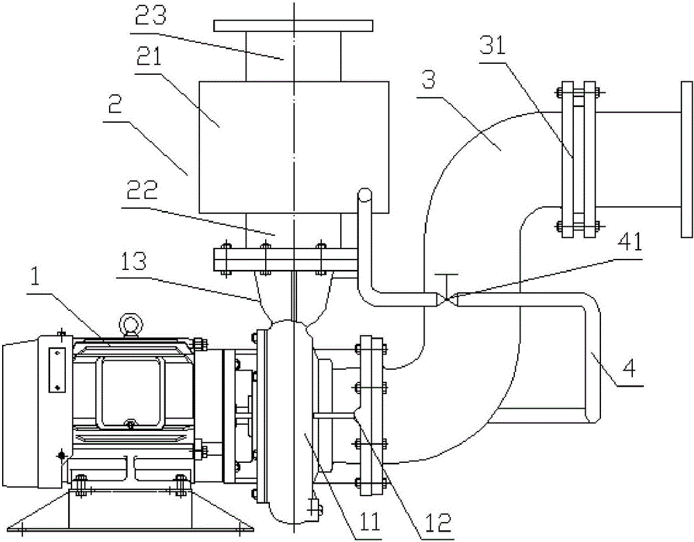 Self-priming centrifugal pump