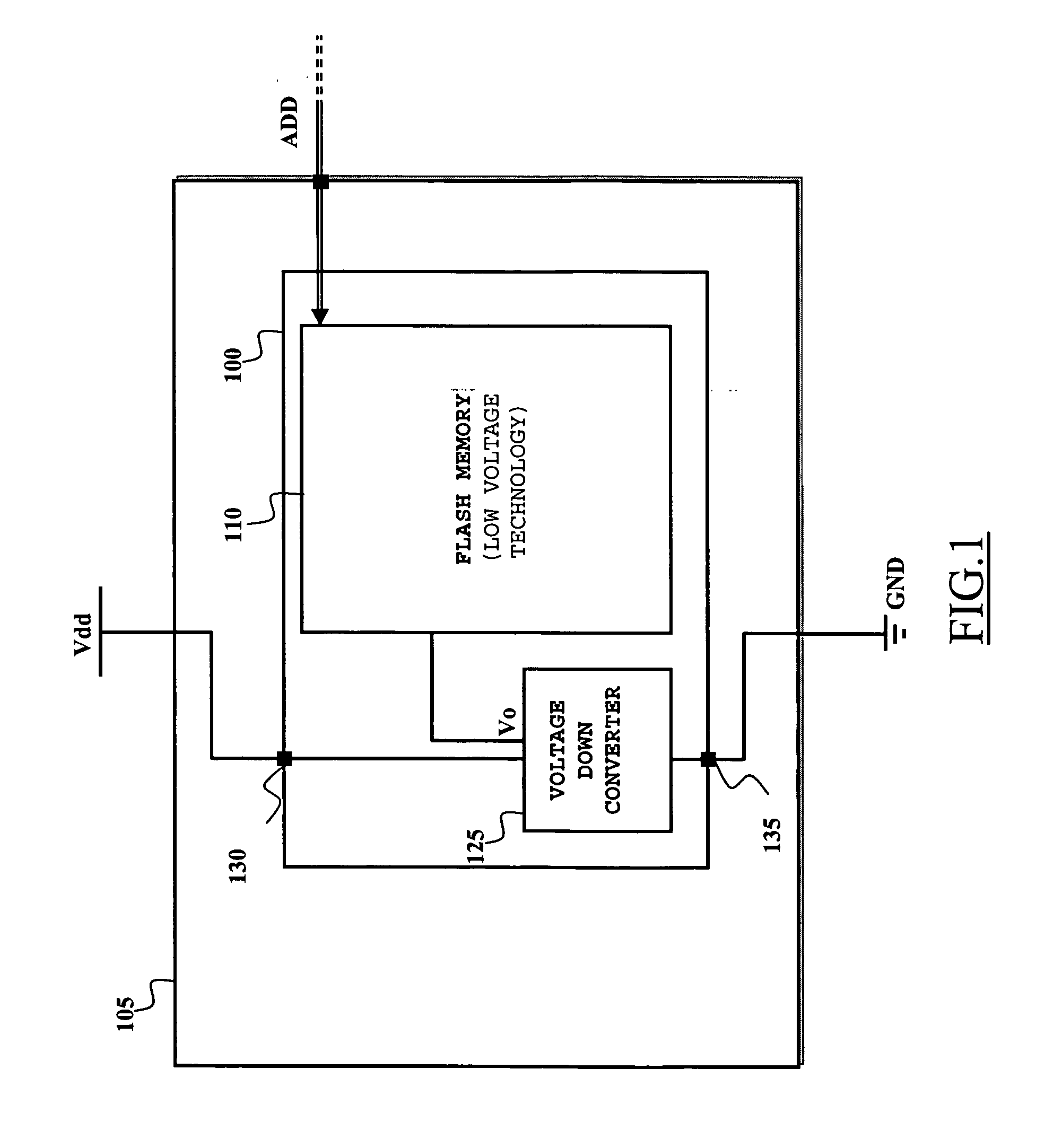 Voltage down converter