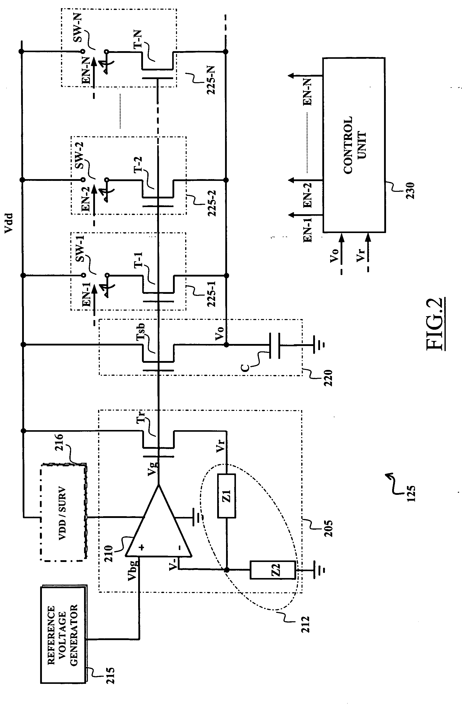 Voltage down converter