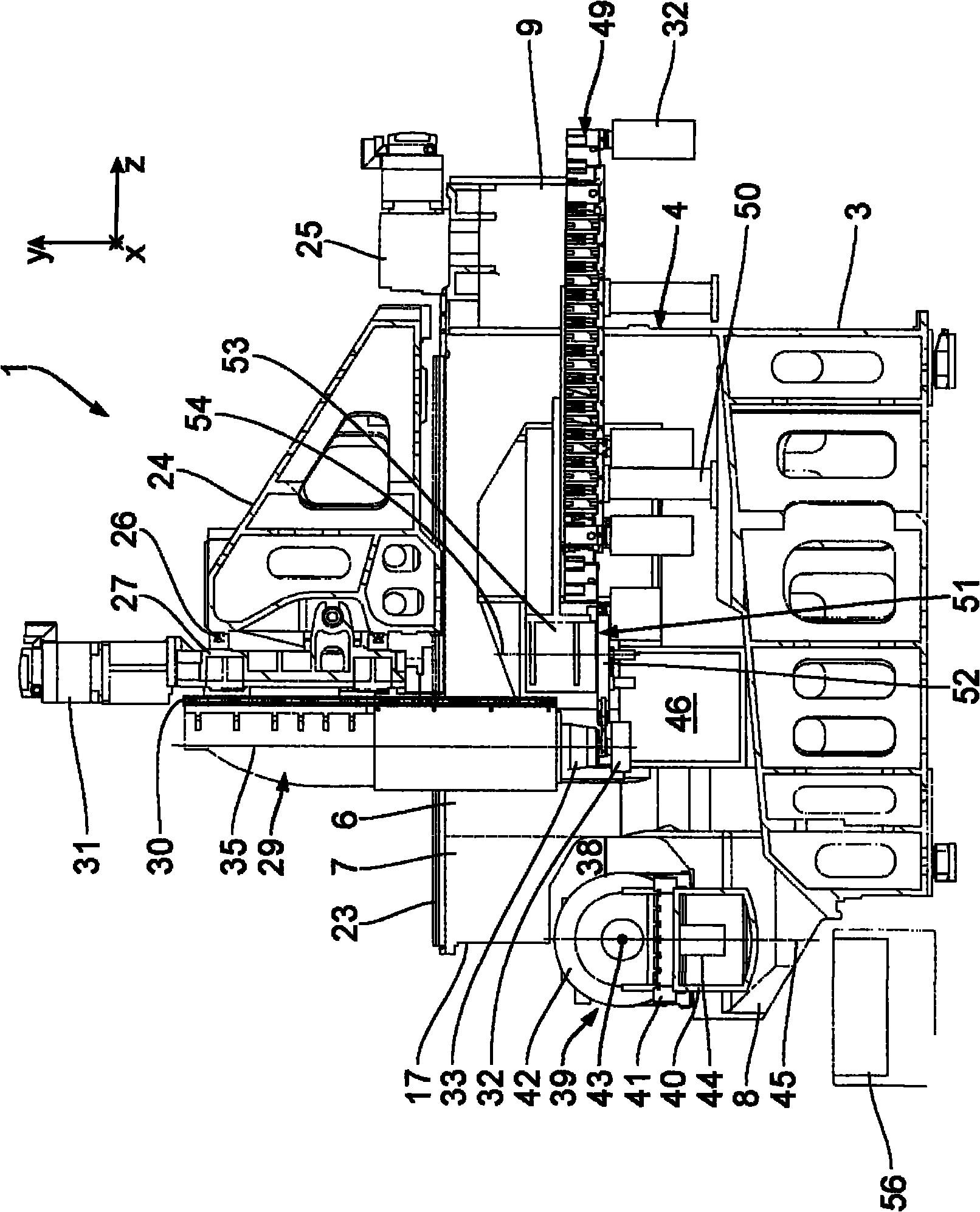 Machine tool for processing workpieces