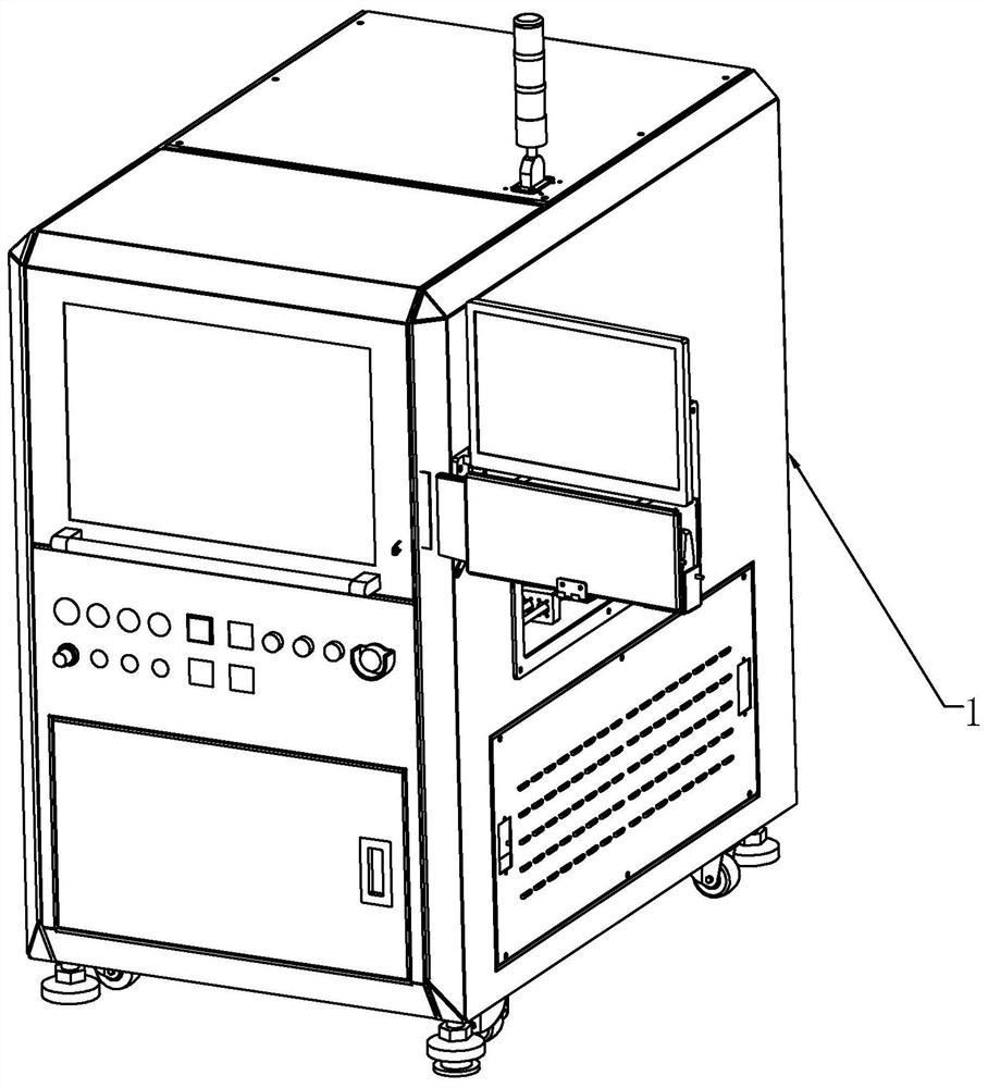 Online dual-track high-speed jet dispensing machine