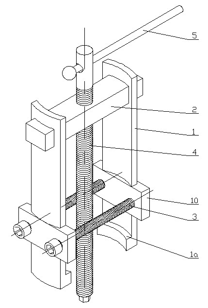 Bearing dismounting device