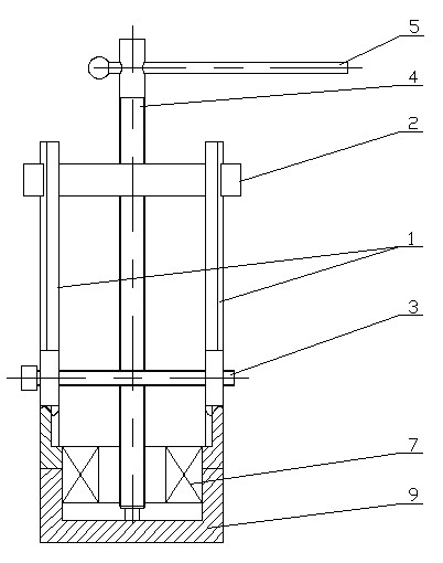 Bearing dismounting device