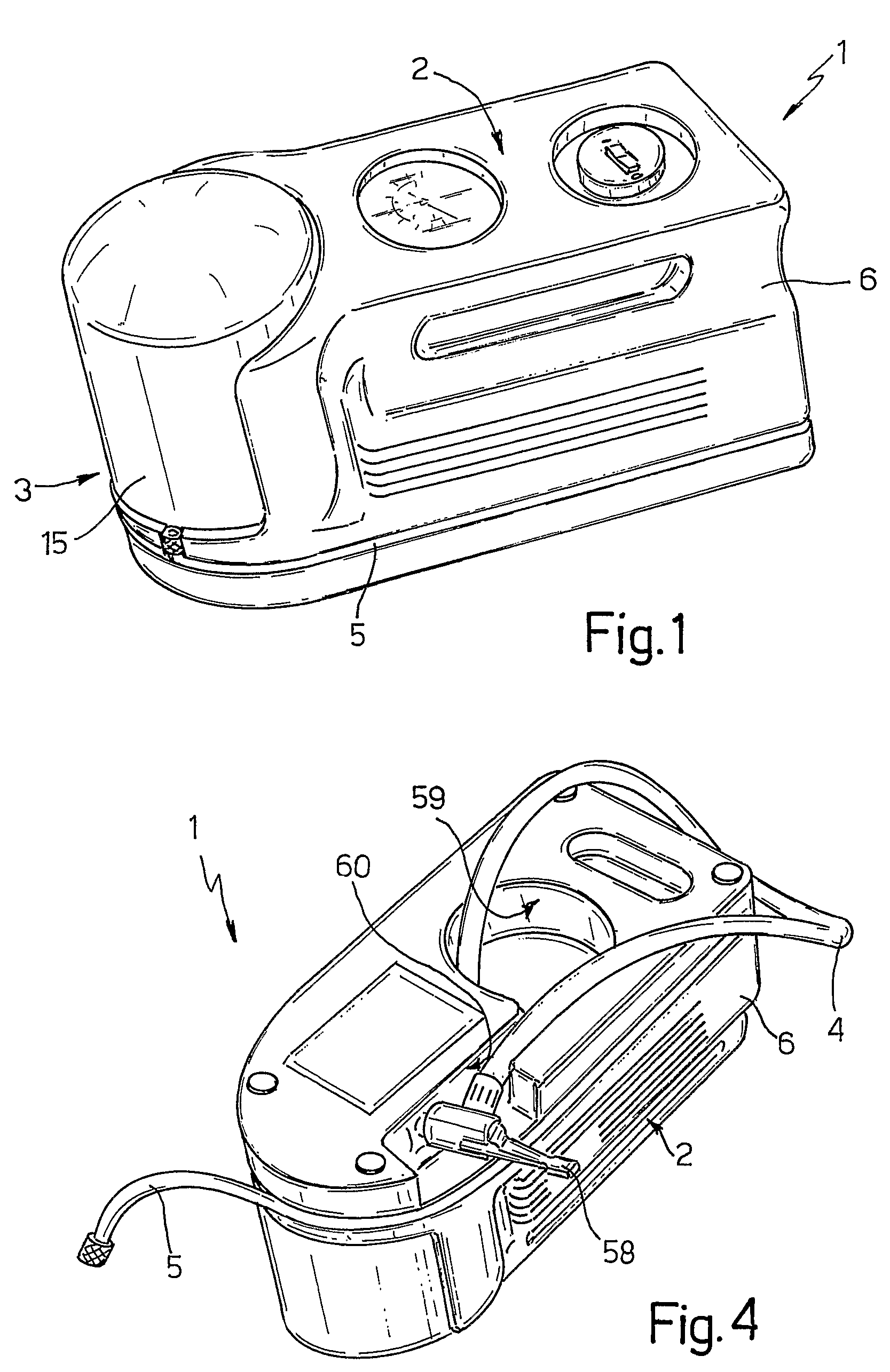 Kit for inflating and repairing inflatable articles, in particular tyres