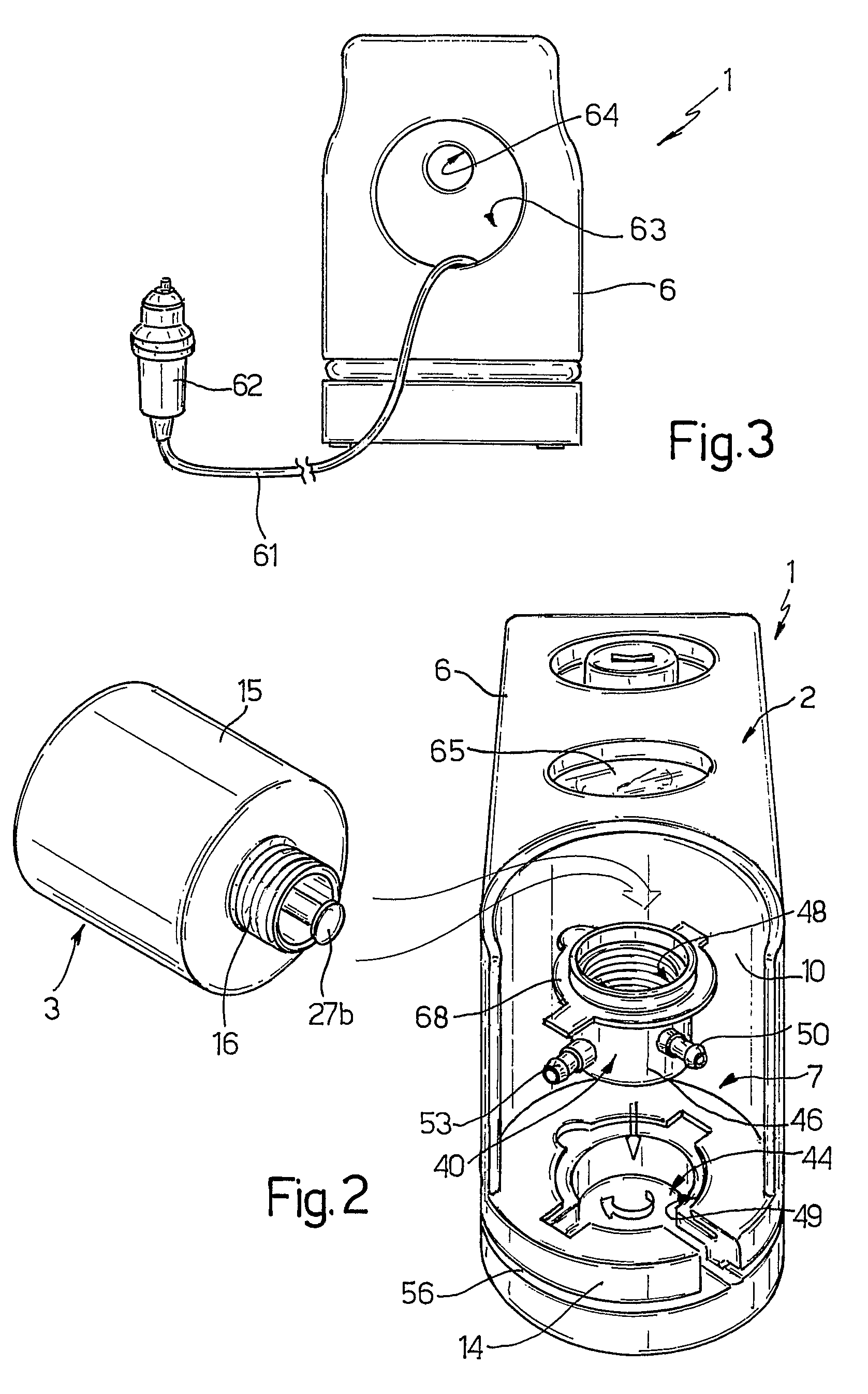 Kit for inflating and repairing inflatable articles, in particular tyres